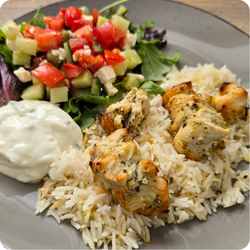Citromos csirke souvlaki
