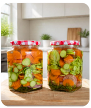 Kapros édes-savanyú vegyes savanyúság
